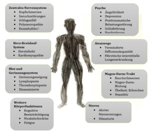Betroffene Organe Covid19